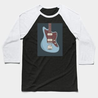 Ice Blue JM Guitar Baseball T-Shirt